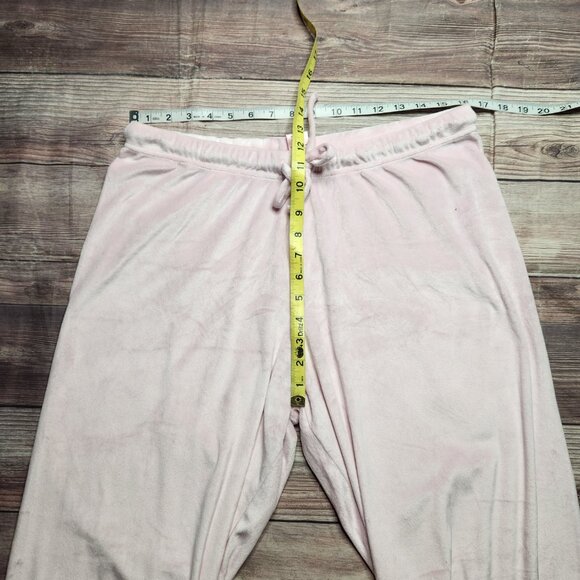 Juicy Couture Pink Rhinestone Velvet Fleece Pajamas - Picture 12 of 16